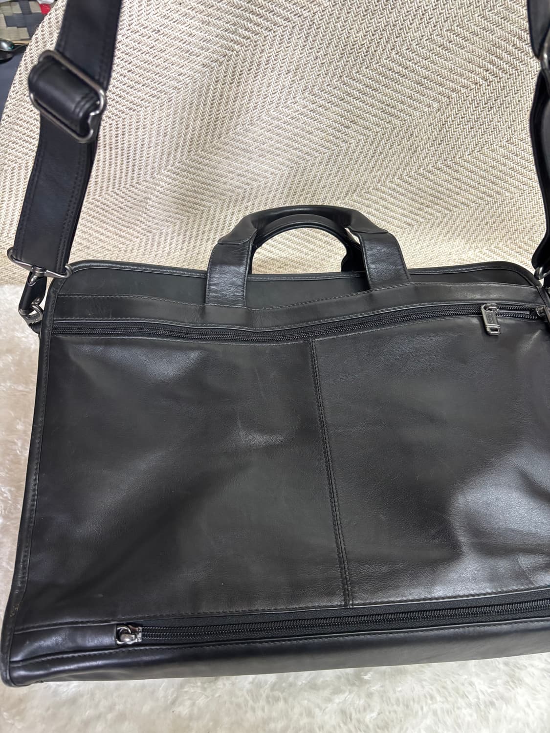 투미(TUMI)클래식한 가죽 브리프 케이스(서류 가방) 상품이미지3