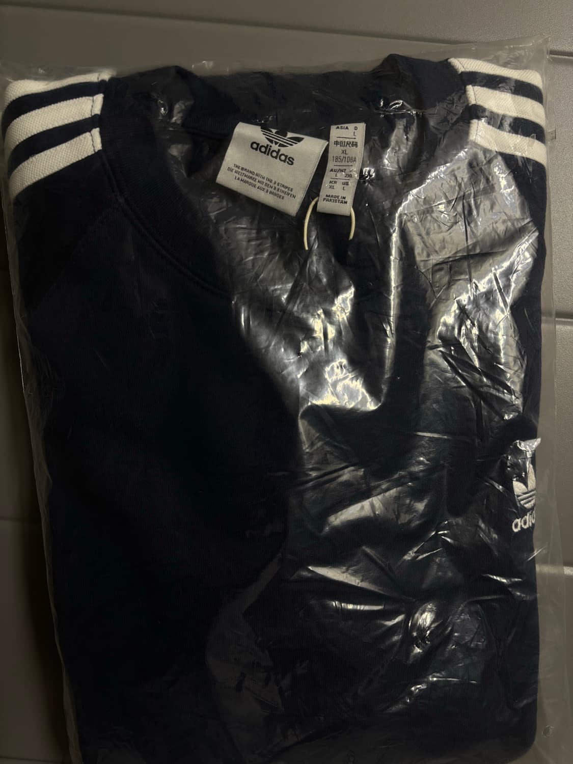 (xl) 아디다스 아디컬러 클래식 삼선 크루 나이트 인디고 상품이미지3