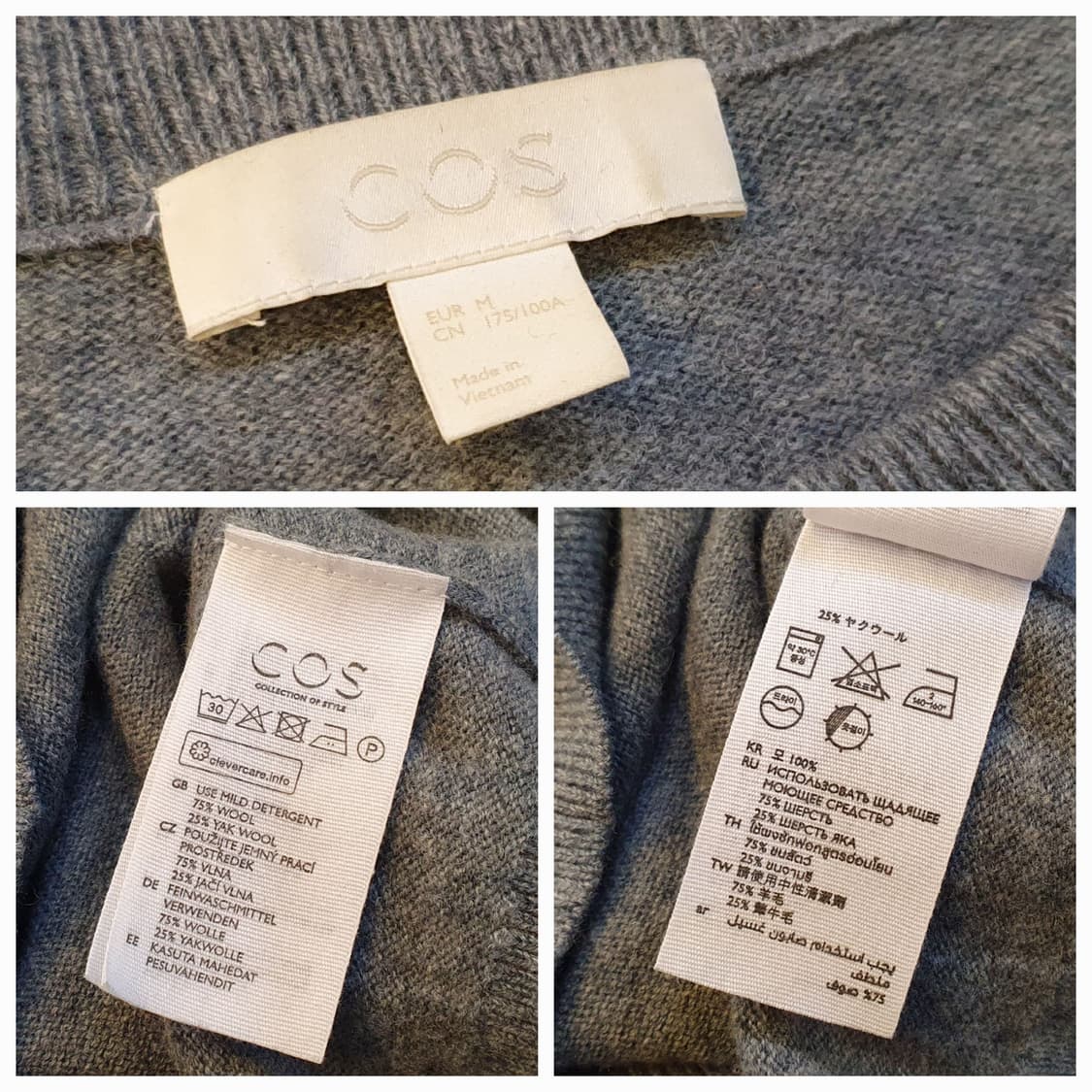 95.COS 야크울 라운드니트 상품이미지7