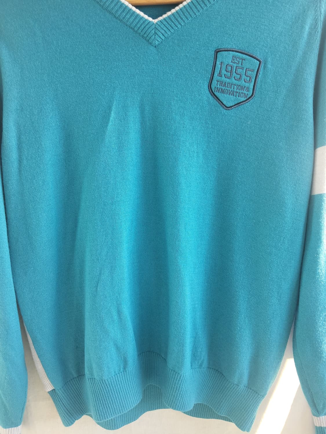 먼싱웨어 브이넥 긴팔 니트L 사이즈 상품이미지3