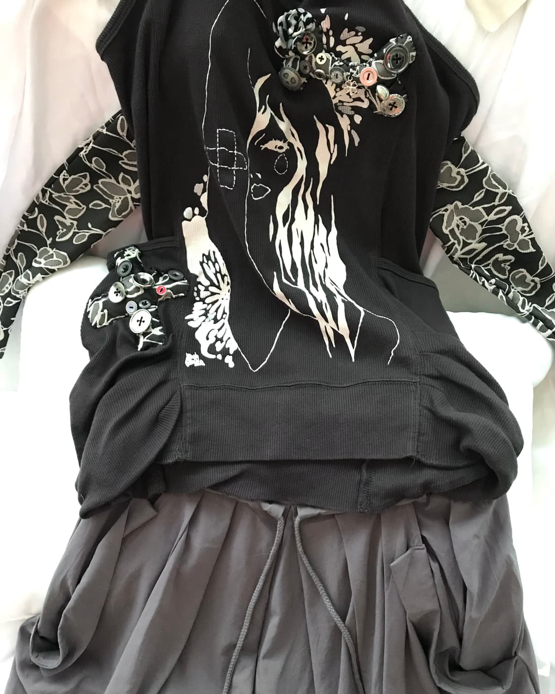 Custom🐾)Tomboy 🩹🦴🏥 B-ear hoodie top 상품이미지5