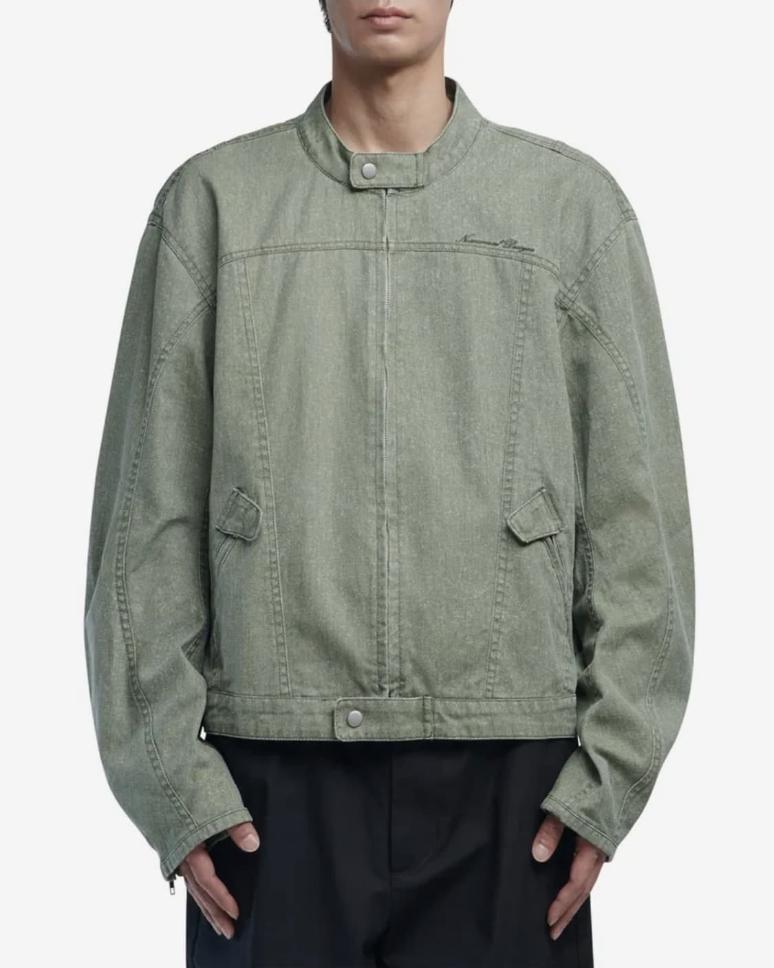 NOMANUAL R.B JACKECT (SAGE GREEN) 상품이미지2