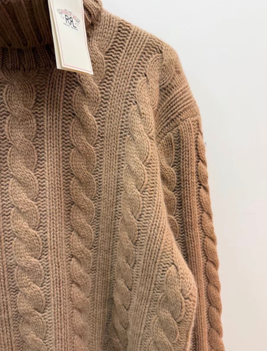 RRL 남성 폴라 꽈배기 니트 xl  상품이미지4