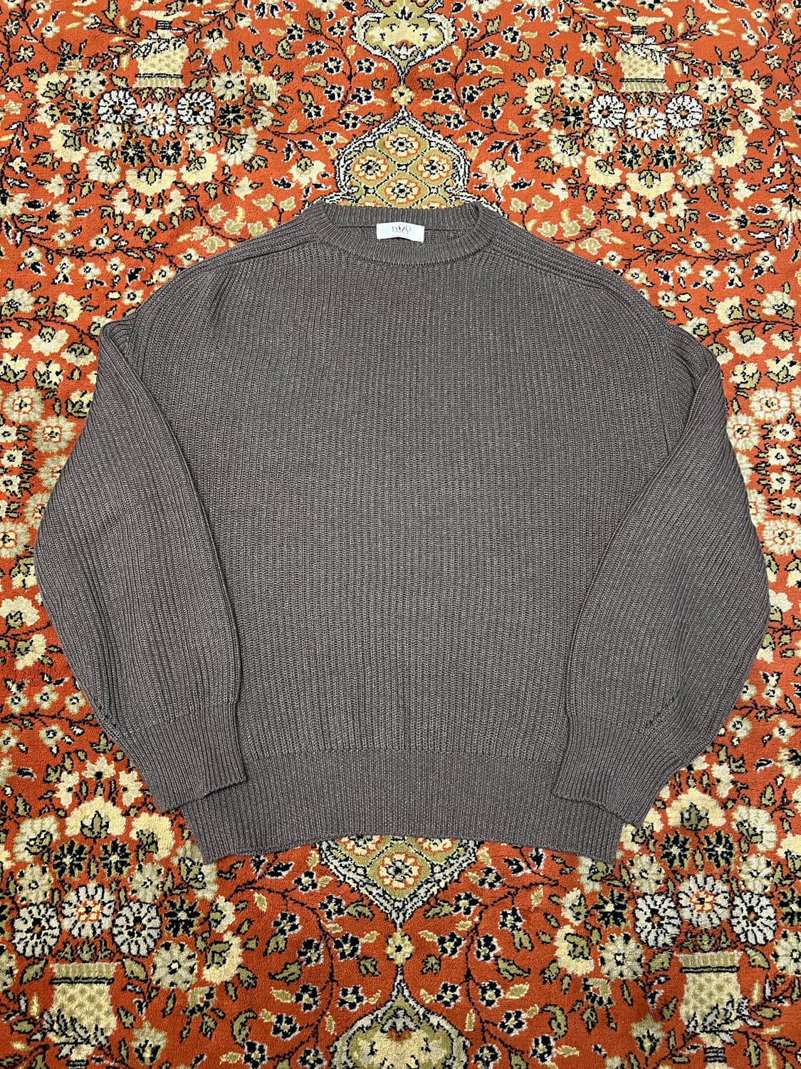 [48/XL] 엘무드 오버핏 브라운 니트 상품이미지1