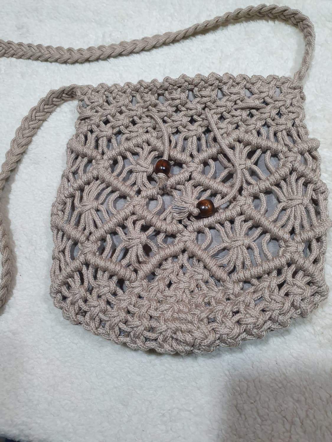 수제 마크라메 크로스백 가방 상품이미지2