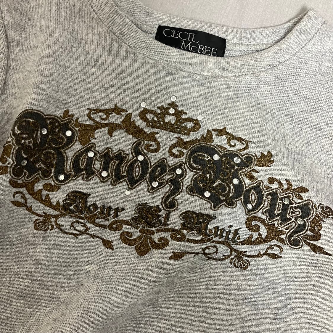 일본빈티지 긴팔티 y2k 긱시크 슬리브 상품이미지4