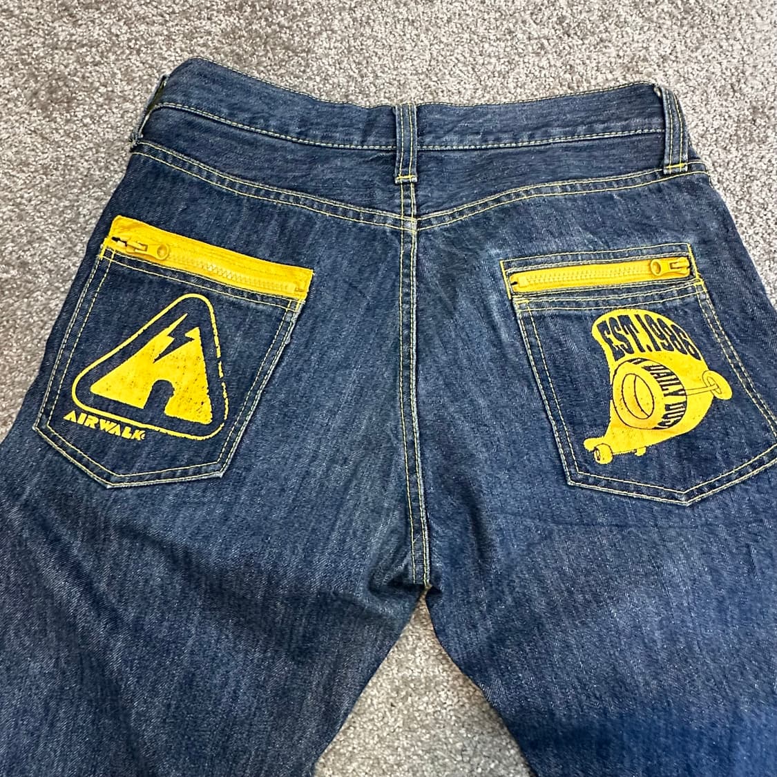 에어워크 딥블루 스트레이트 데님팬츠30 상품이미지6