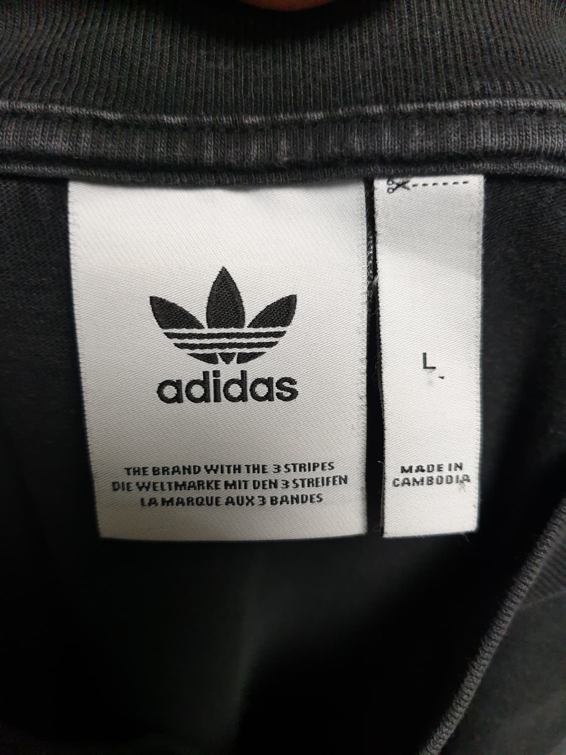 아디다스 오버핏 혜비코튼 파이어버드 빅로고 반팔티 (L) 상품이미지3