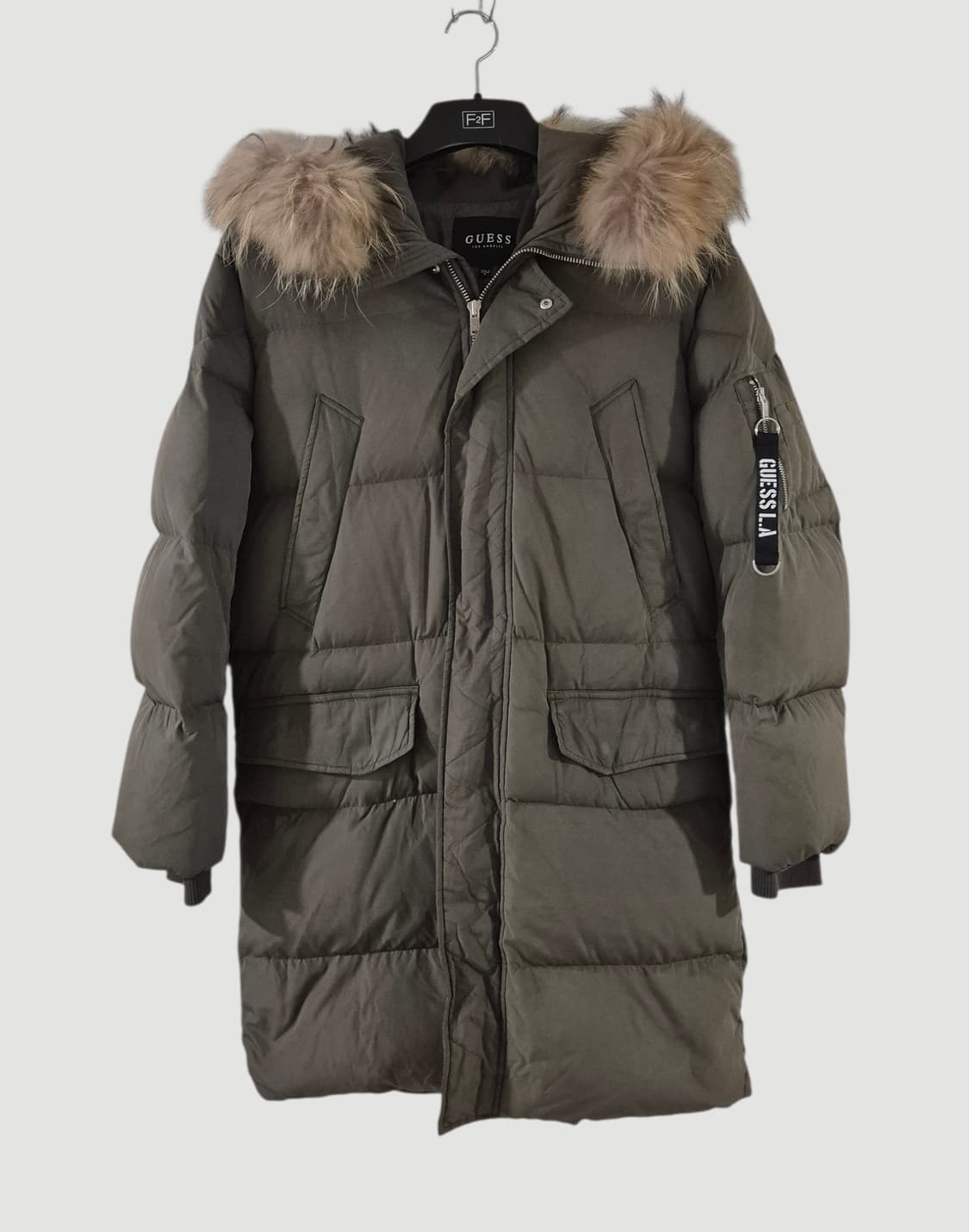 [100]게스 오리털롱패딩 상품이미지1