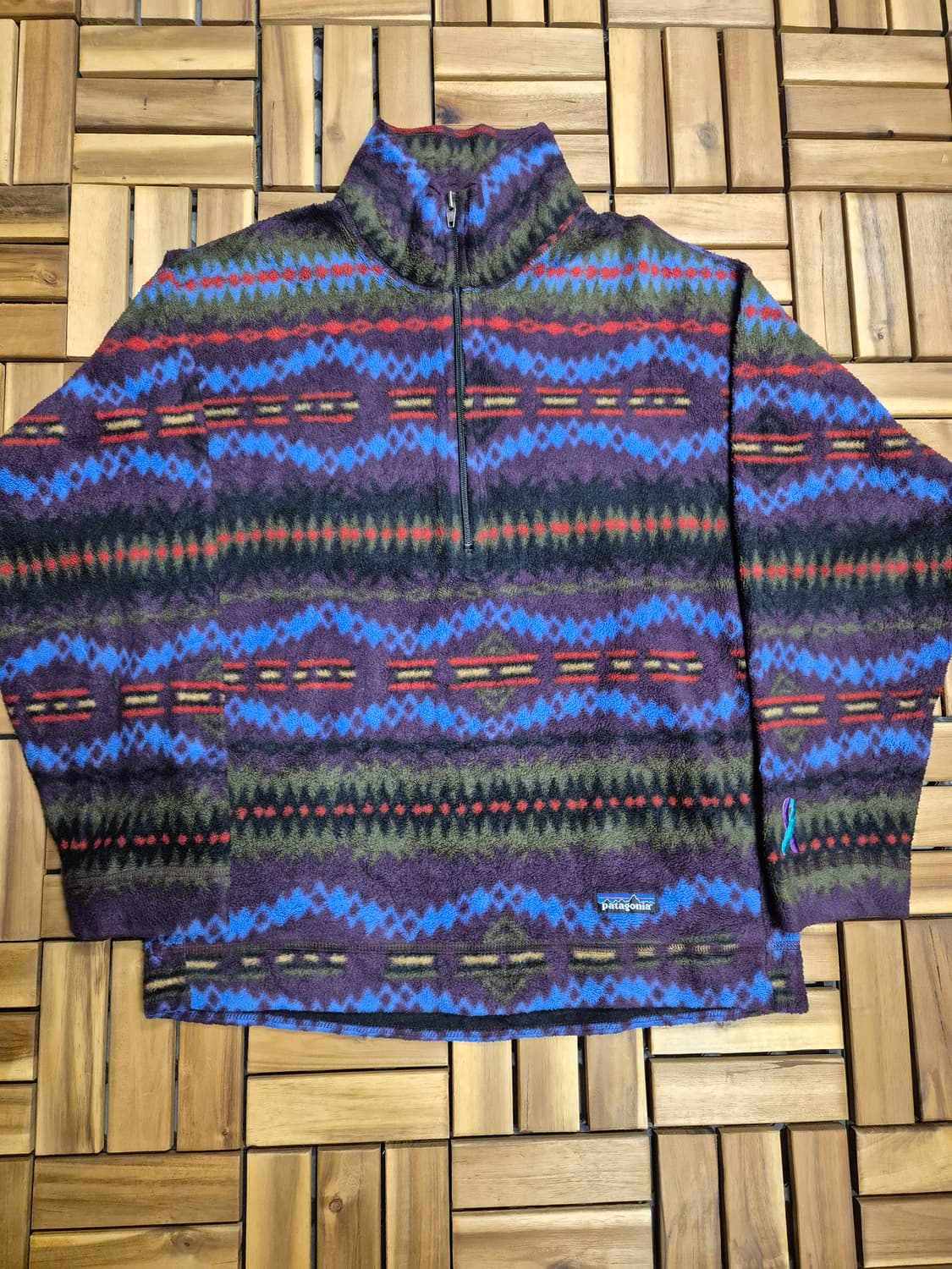 Patagonia 파타고니아 아즈텍 신칠라 스웨터 반집업 상품이미지1