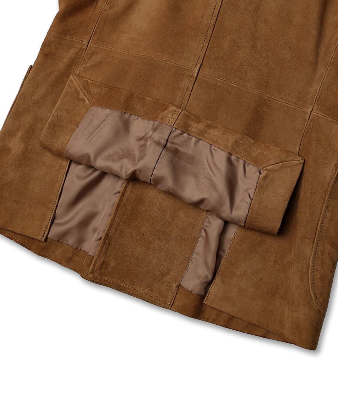 에토네 [Etonne] 염소 가죽 스웨이드 더블 자켓 더블 브레스티드 상품이미지7