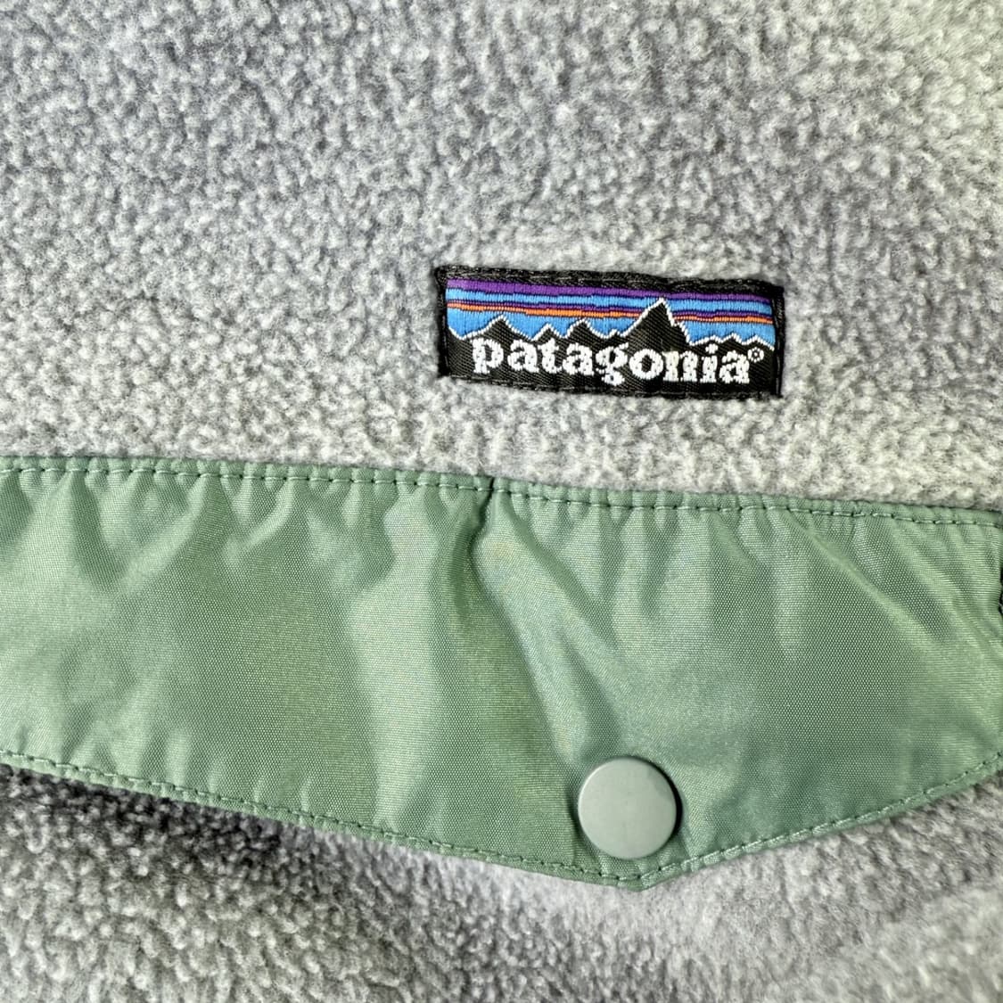 10s 파타고니아 신칠라 스냅-T 그레이/그린 자메이카 상품이미지3