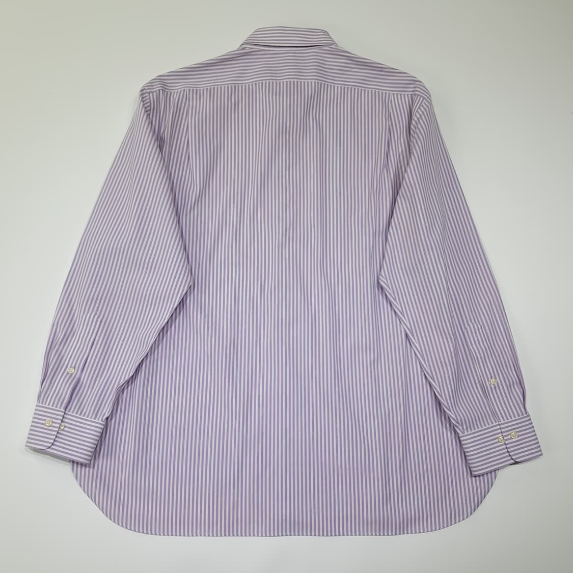 CL447 XL 폴로 코튼 뱅갈스트라이프 라벤더 퍼플 셔츠 남방 상품이미지7