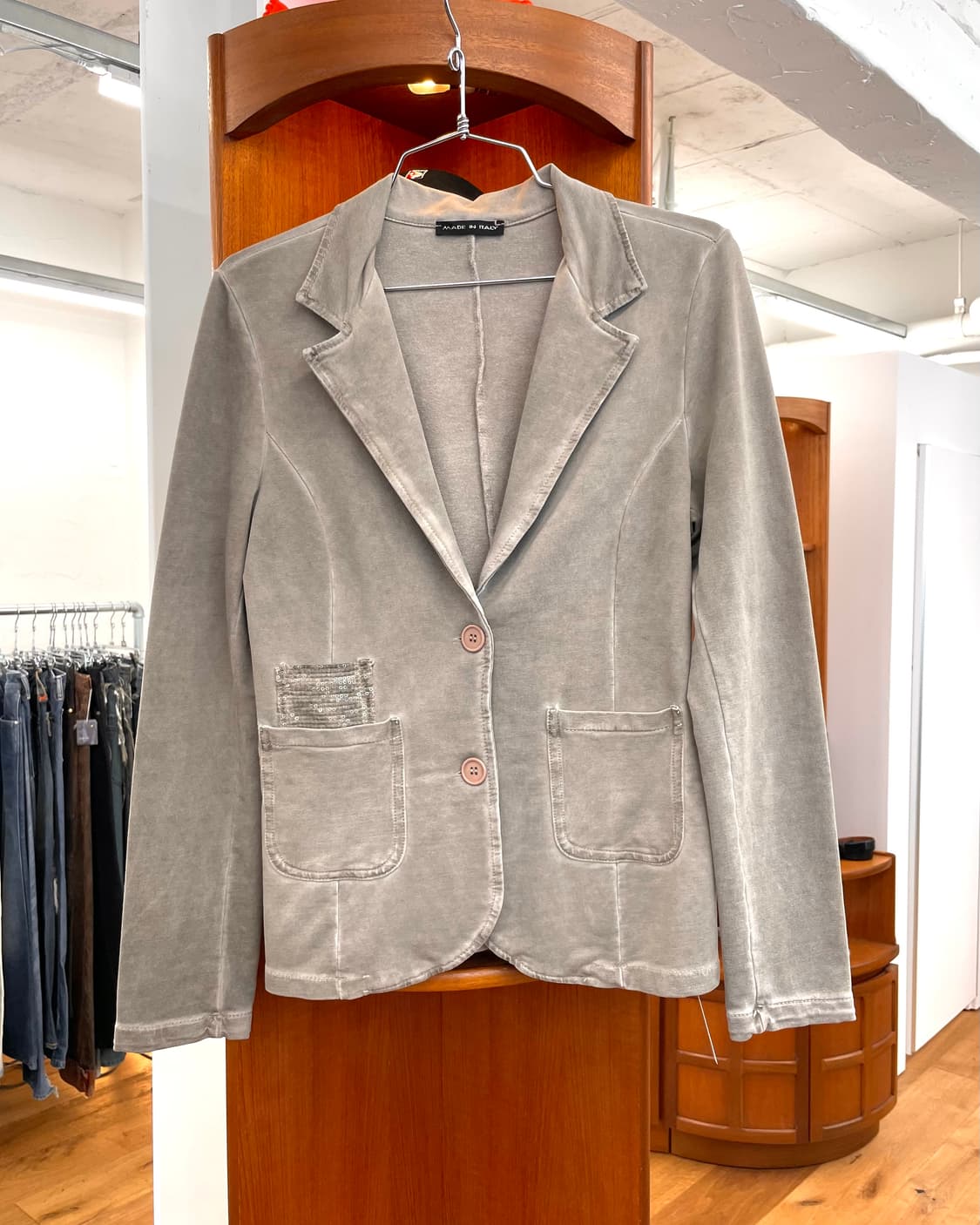 [M] Made in Italy 스팽글 블레이저 상품이미지2