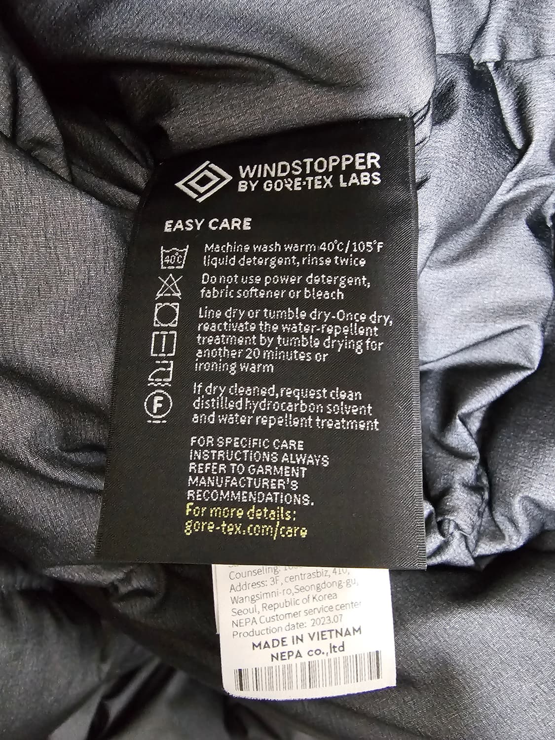 네파 고어텍스 구스다운 코트패딩 95 상품이미지4