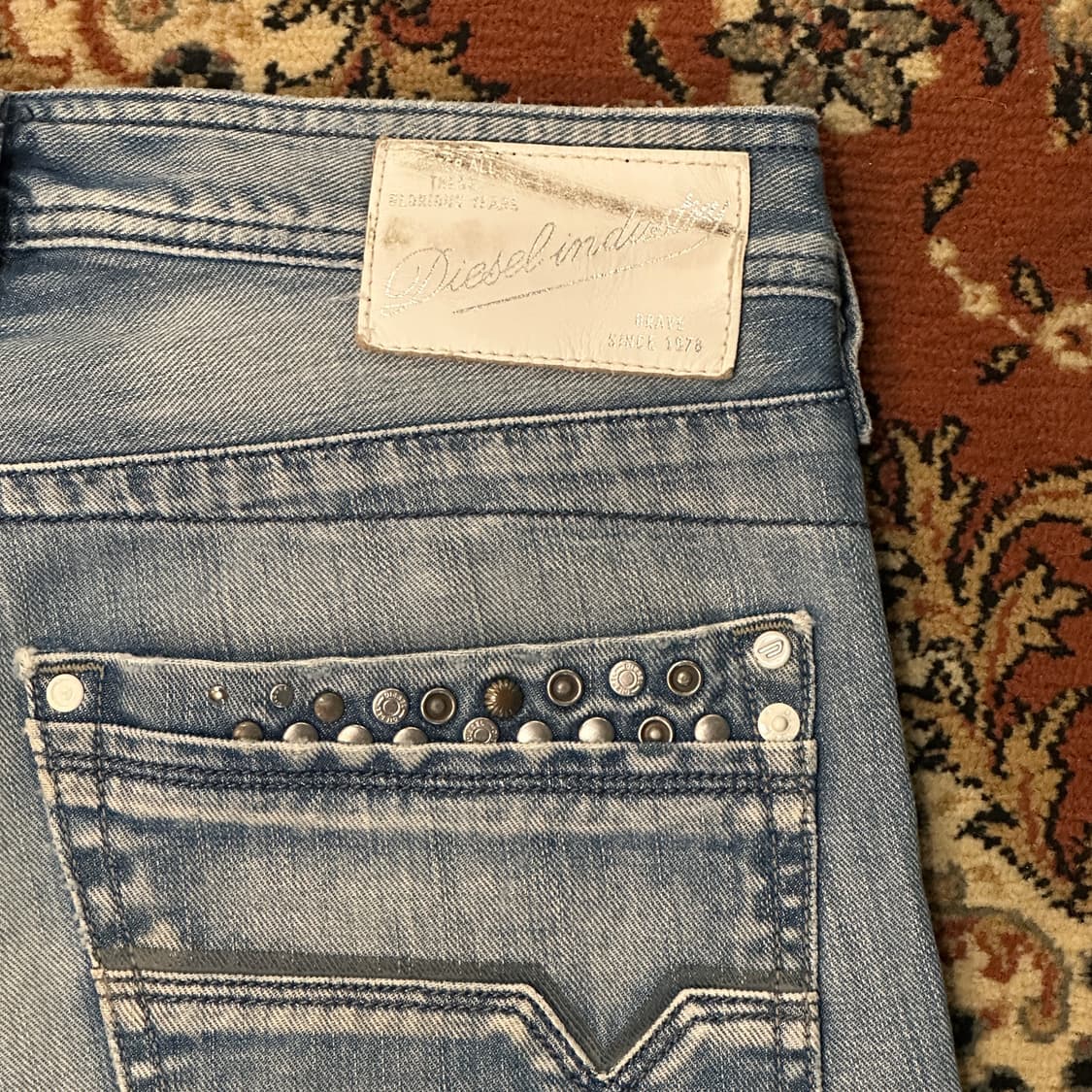DIESEL 디젤 스터드 데님팬츠 (32) 펑크 상품이미지3