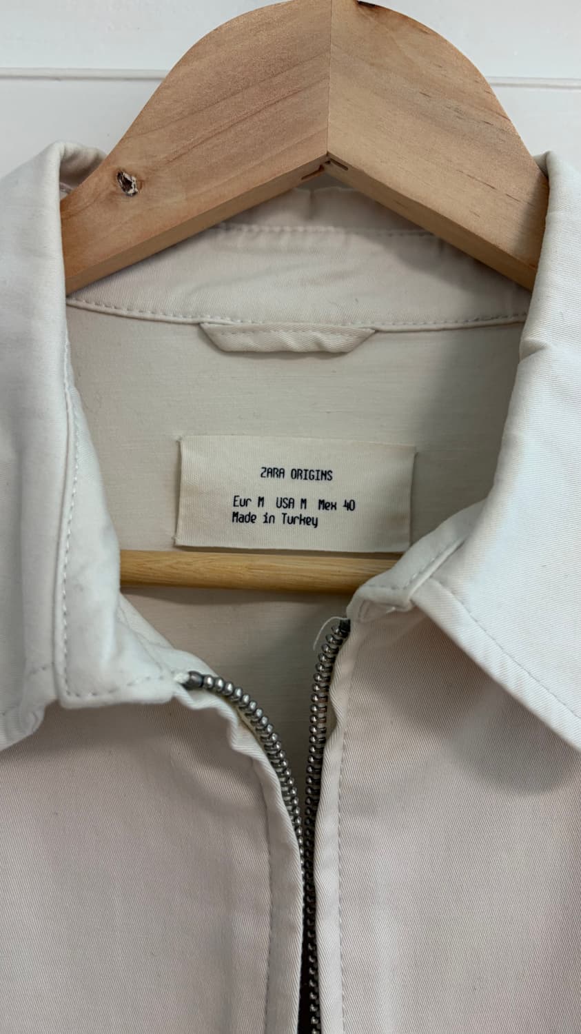 ZARA ORIGINS 자라 오리진 코튼 집업 블루종 자켓 (M/100) 상품이미지2