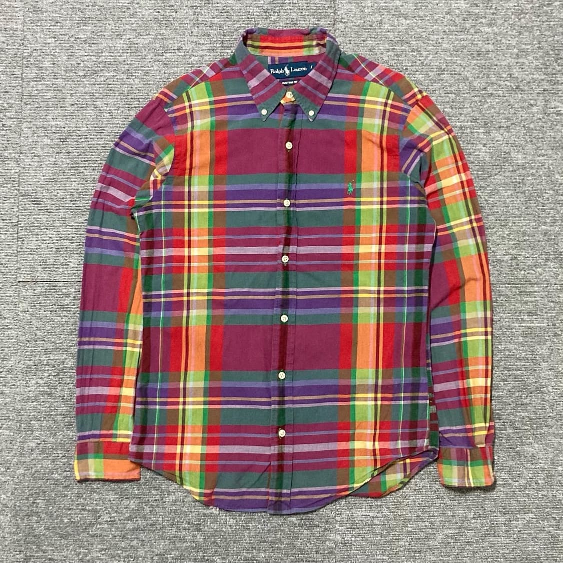 [M] 폴로랄프로렌 빈티지 체크 셔츠 상품이미지1