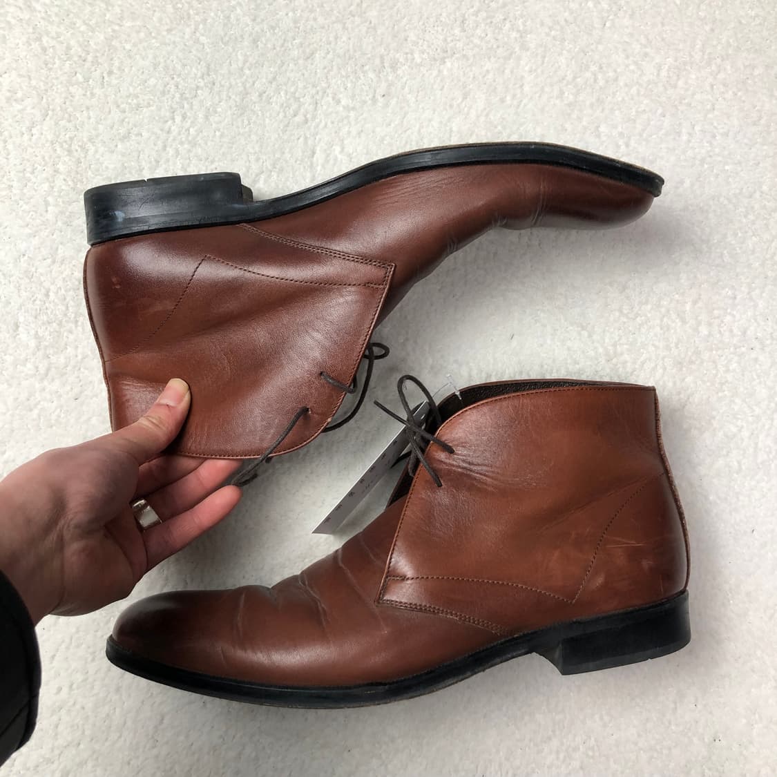 David 재팬 레더 처카부츠 상품이미지6