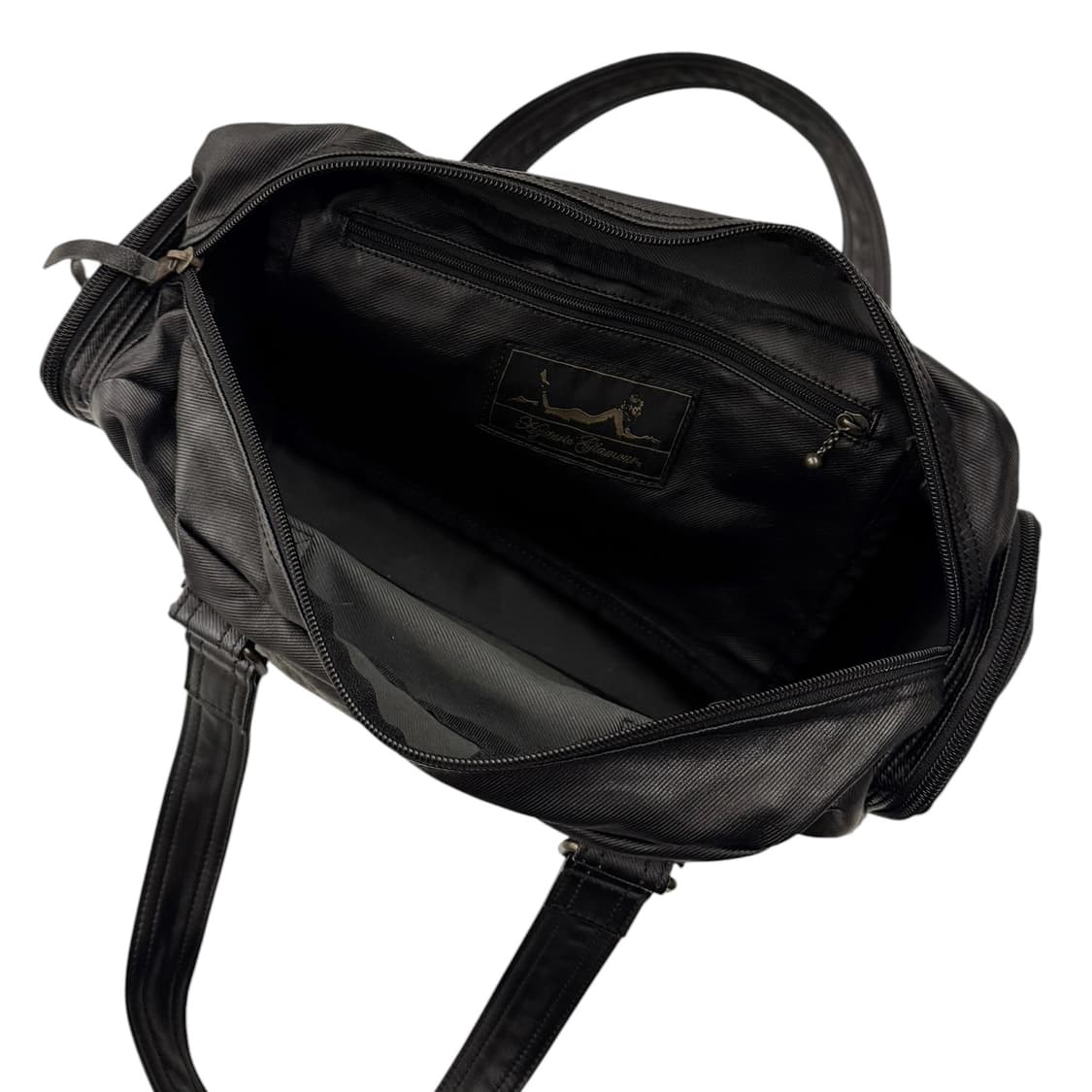 히스테릭글래머 코티드 캔버스 숄더백 블랙 상품이미지8