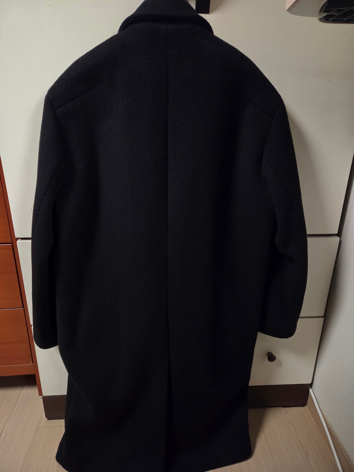 드로우핏 캐시미어 울 싱글 코트 블랙 m사이즈 상품이미지2