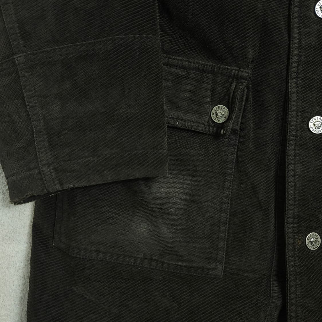 베르사체진스꾸뛰르 코듀로이 하프 코트 상품이미지8