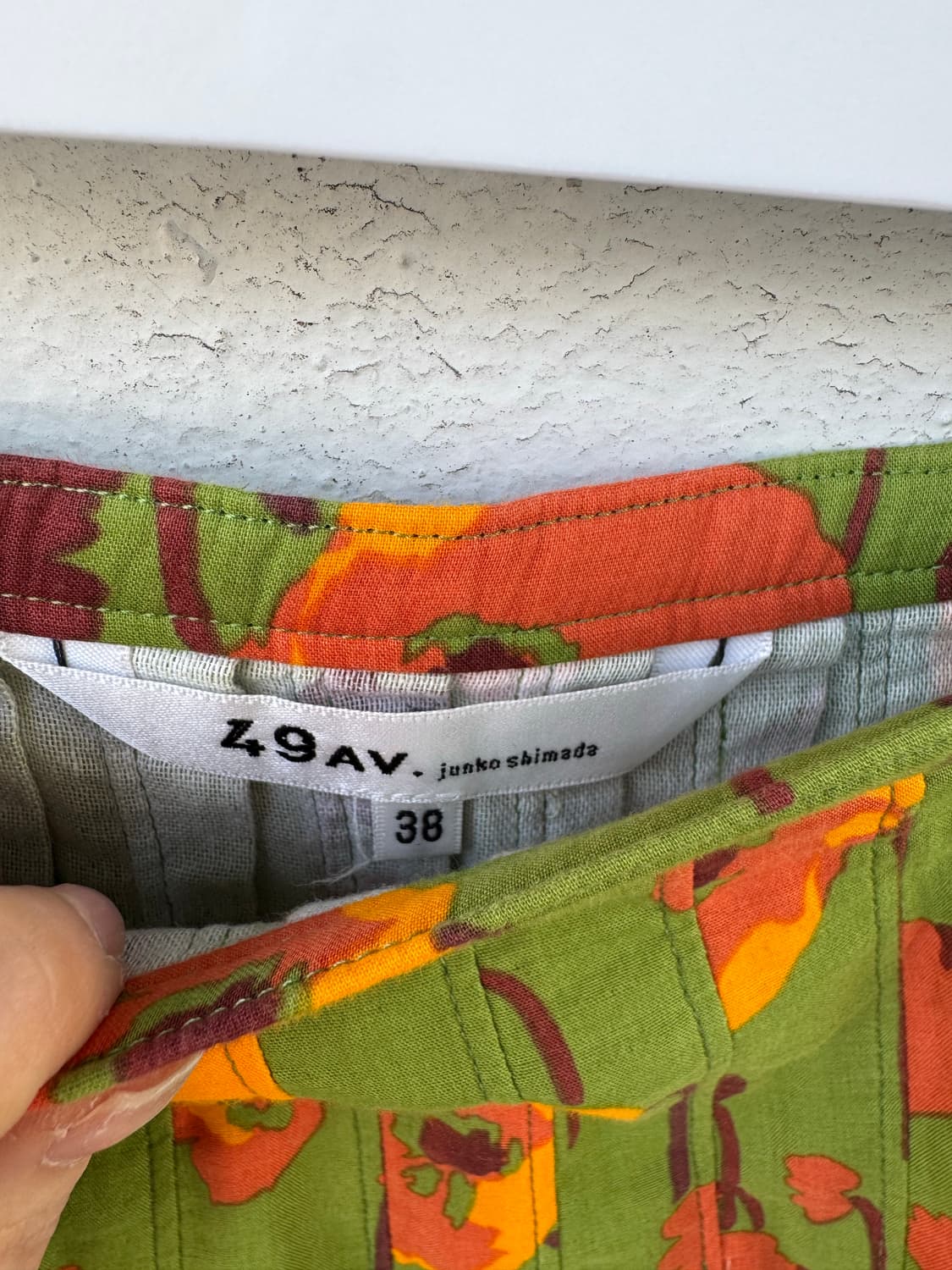 49AV. 준코 시마다 / 포피 플라워 코튼 스커트 상품이미지4