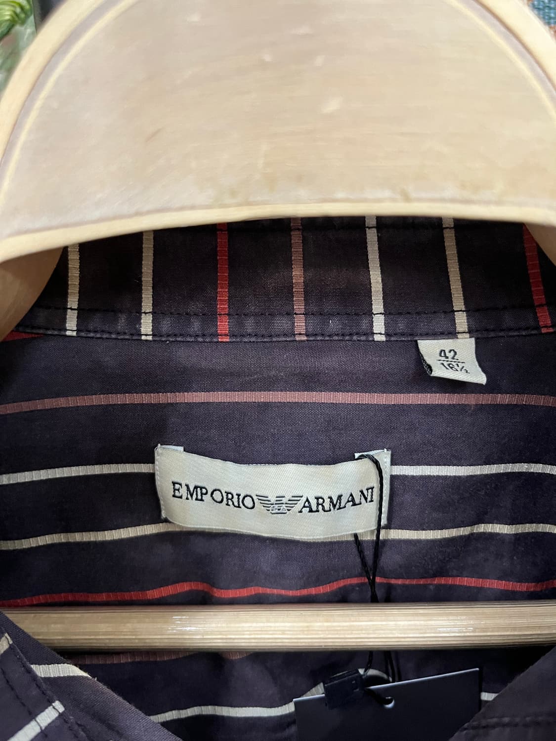 엠포리오 아르마니 스트라이프 포켓 셔츠 #csz667 상품이미지4