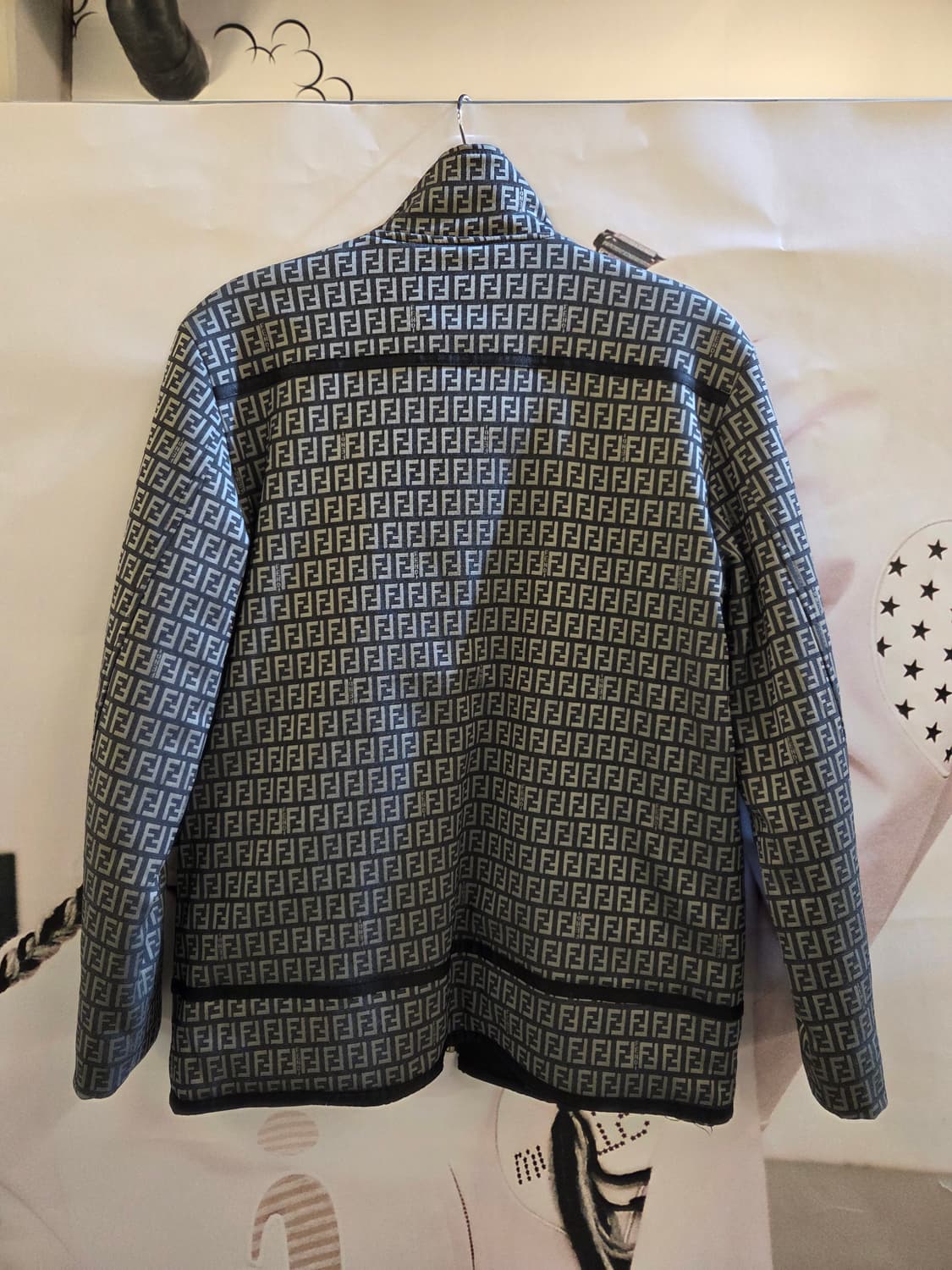 FENDI 펜디 주카패턴 하이넥 자켓💯 상품이미지6