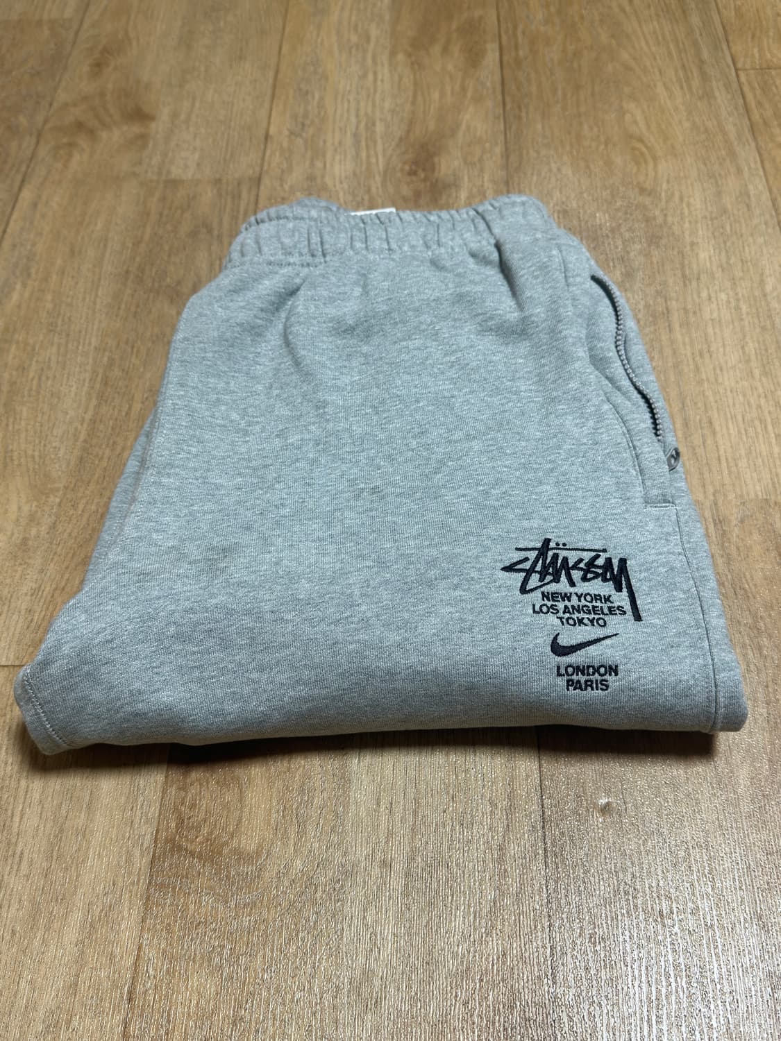 (S) 나이키 스투시 NRG ZR 플리스 팬츠 헤더 그레이 US/EU 버 상품이미지7