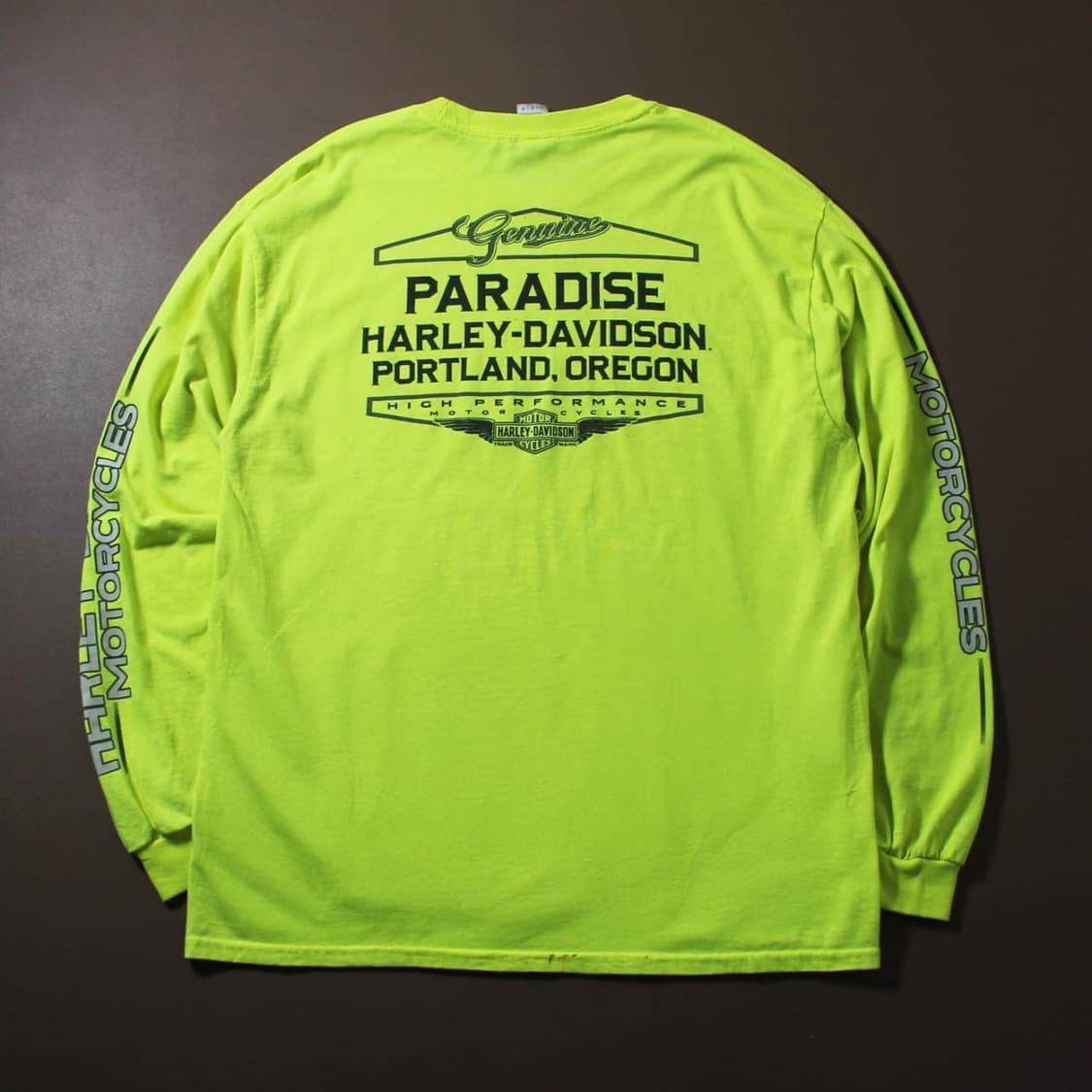 Harley Davidson 할리데이비슨 19 포틀랜드 딜러네온 롱슬리브 상품이미지2