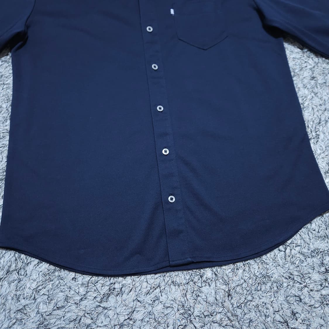 아디다스골프)105 남자 남색 쿨맥스 골프남방 / 왕눈이샵 상품이미지5