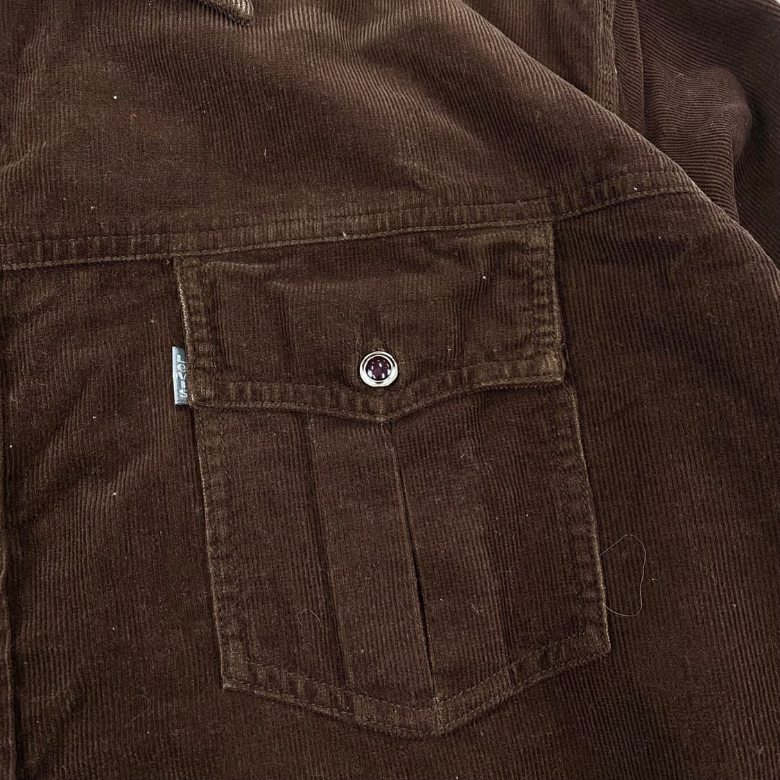 리바이스 실버 탭 브라운 웨스턴 코듀로이 셔츠 (105) 상품이미지3