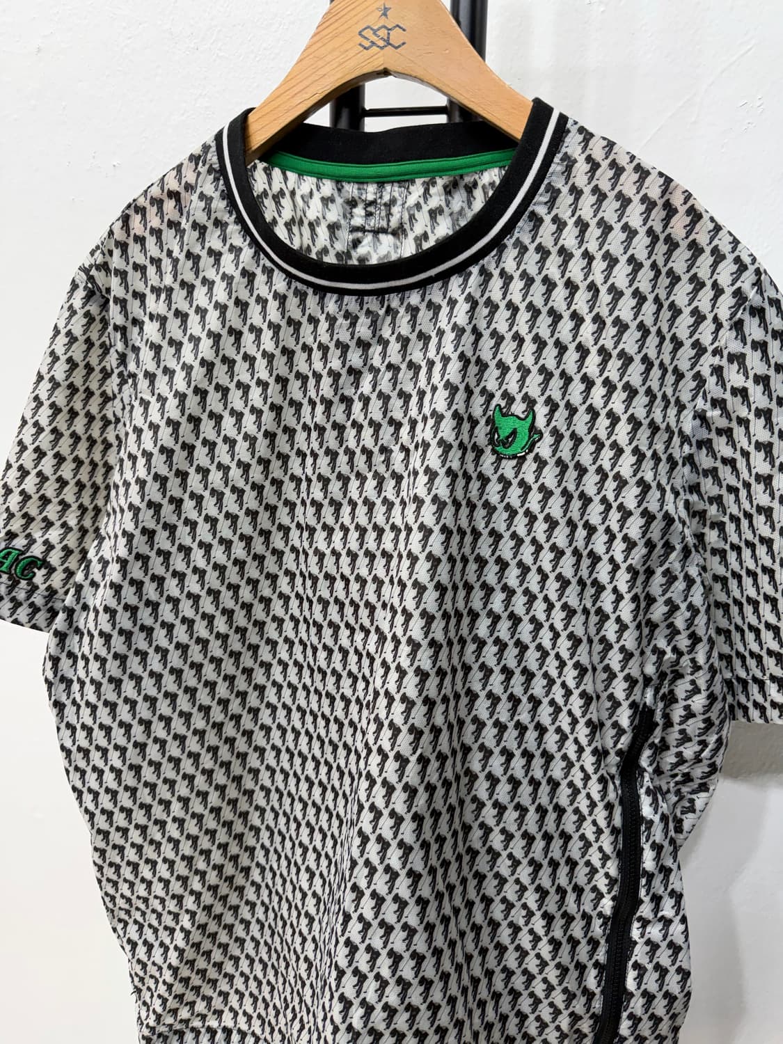 정품) WAAC 왁골프 남성 오버핏 바람막이 반팔 2 상품이미지3