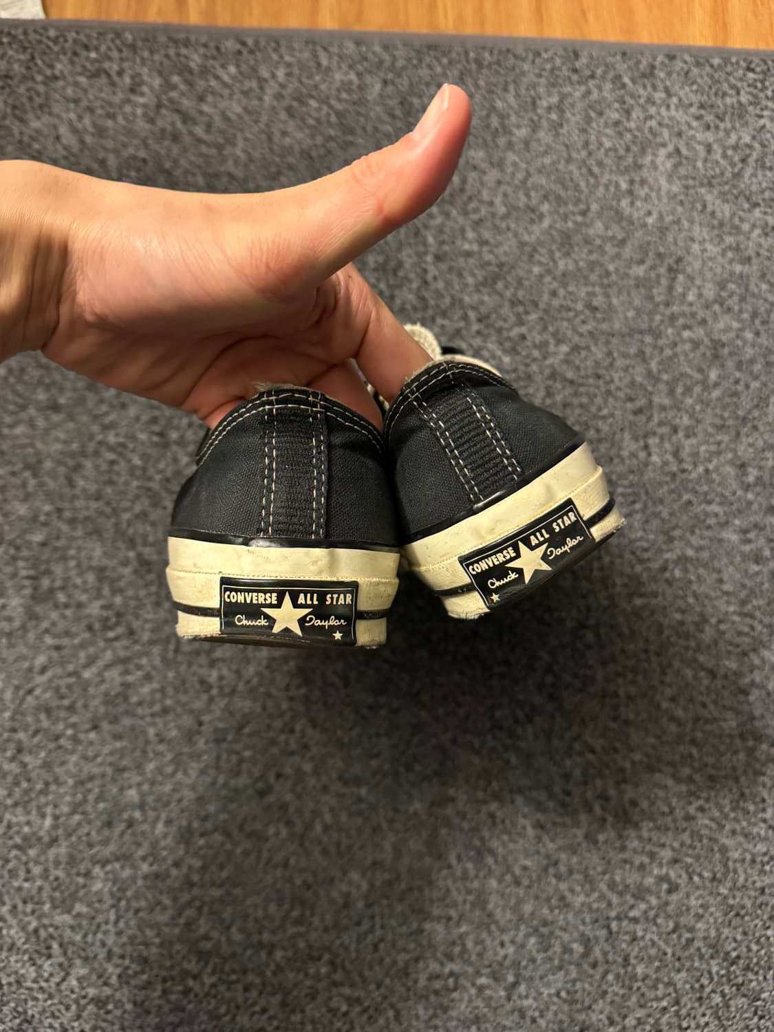 컨버스 척 70 로우 블랙 270 상품이미지3