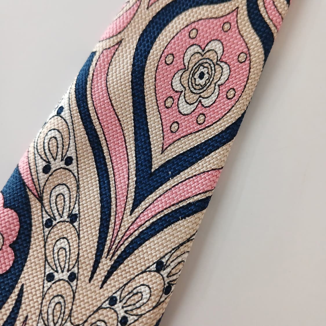 에밀리오 푸치 실크 핑크 플로럴 넥타이 9.2cm A등급 A18994
 상품이미지6