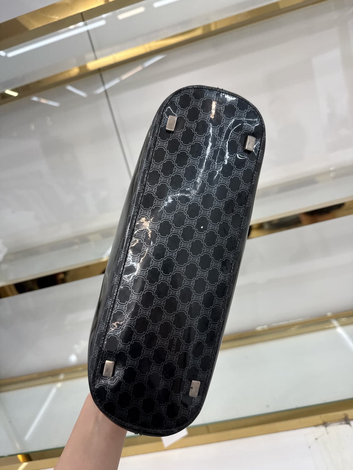 셀린느 블랙 마카담 숄더백 상품이미지4