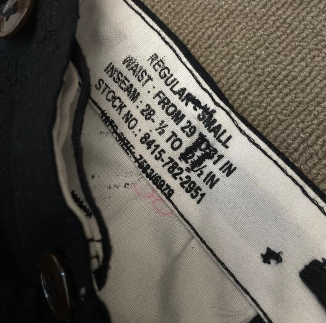 미군 m65복각팬츠 상품이미지5