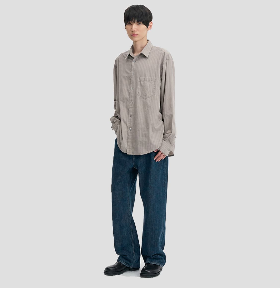 벨리에 마이라이브러리 협업 602 스트레이트 데님 3사이즈 상품이미지3