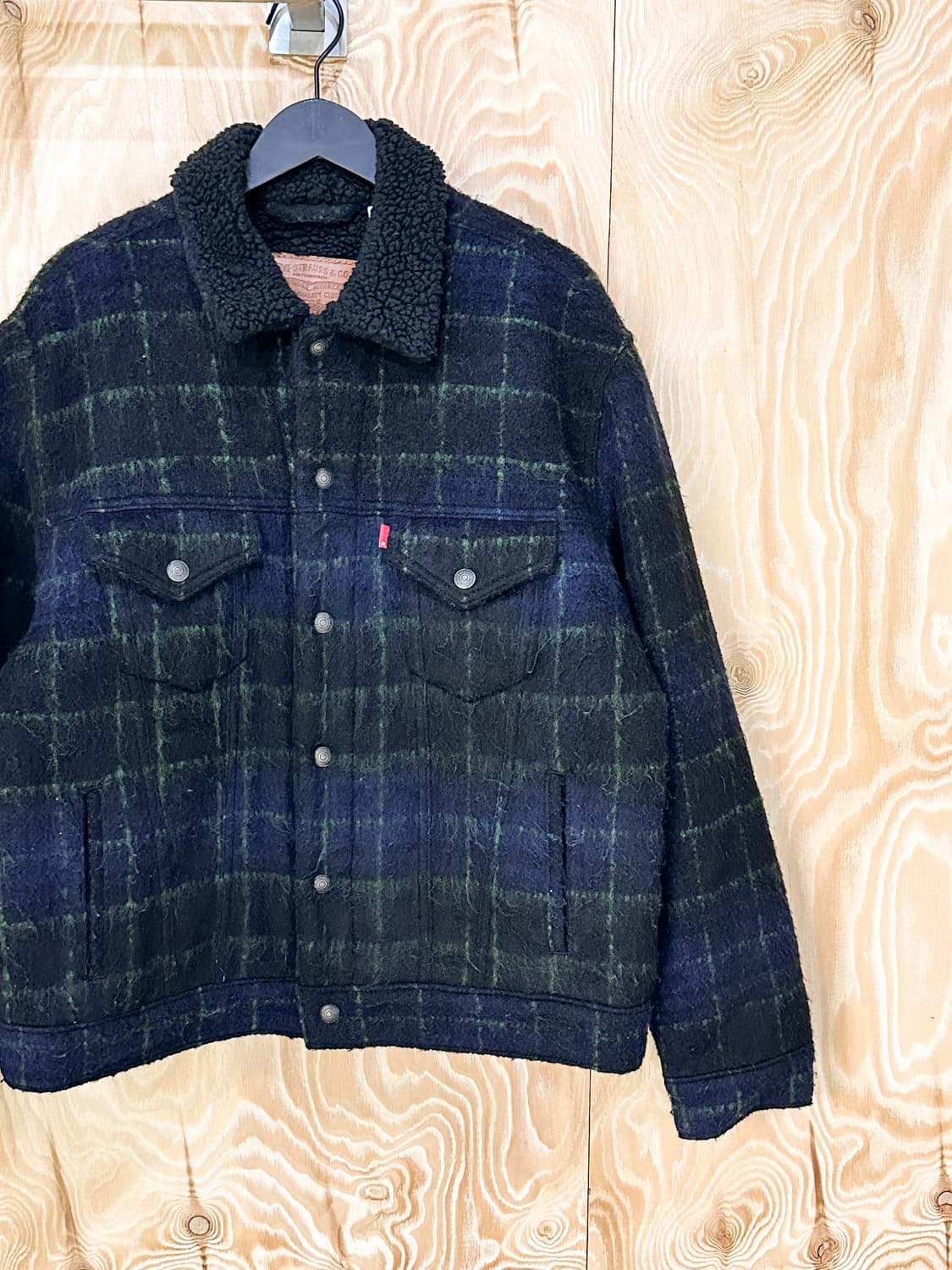 리바이스 LVC 쉐르파 체크 트러커 자켓 상품이미지4