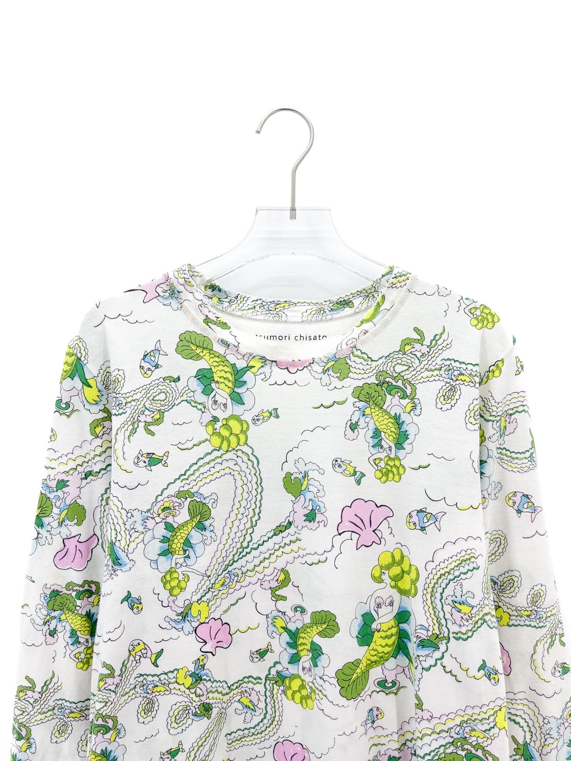 츠모리 치사토 슬립 그래픽 긴팔티셔츠 상품이미지2