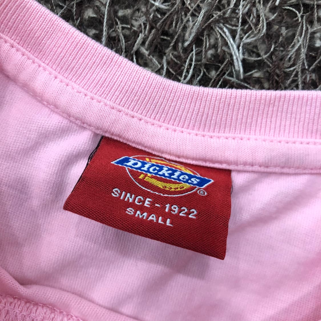 S 디키즈 핑크 로고 티셔츠 상품이미지6