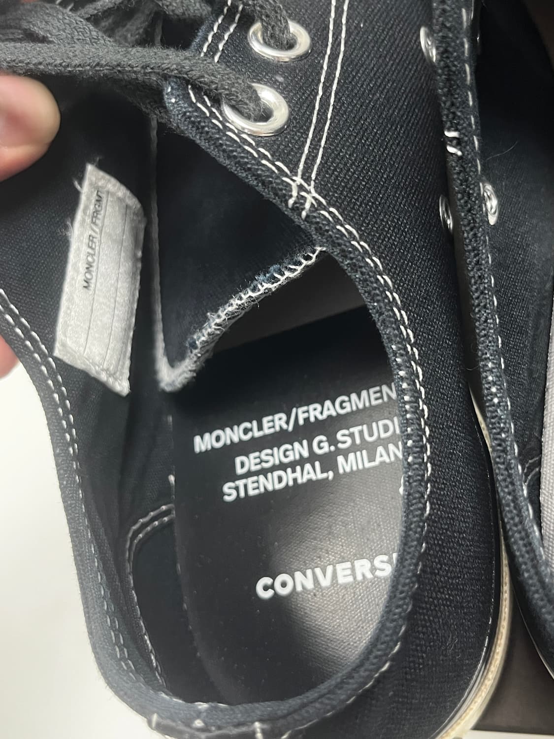 컨버스 x 몽클레어 프라그먼트 척70 로우 US8 (260) 박스포함 상품이미지8