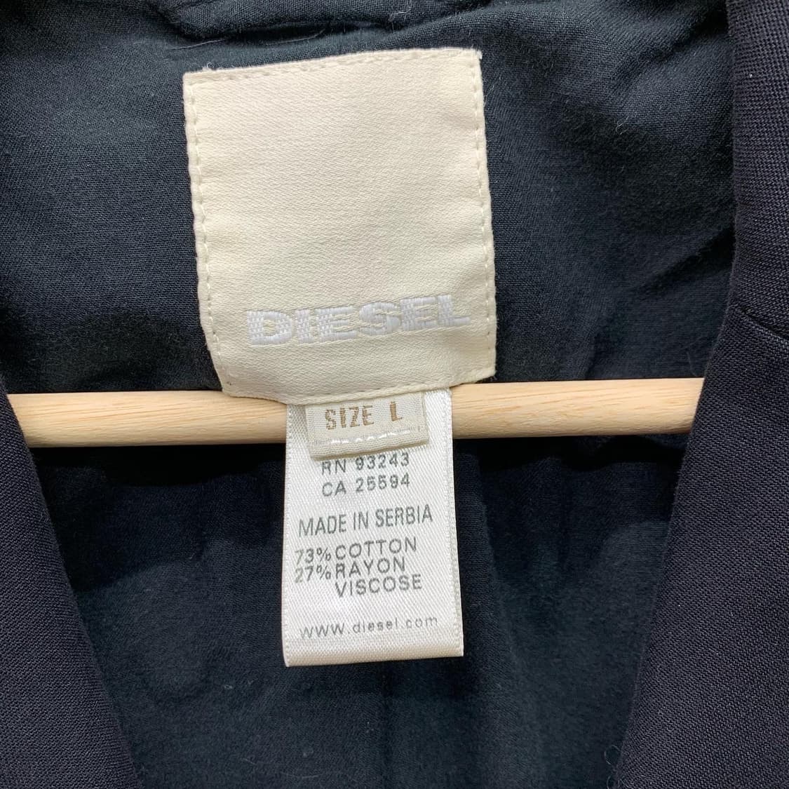 디젤 블랙 멀티포켓 락시크 싱글 블레이져  상품이미지7