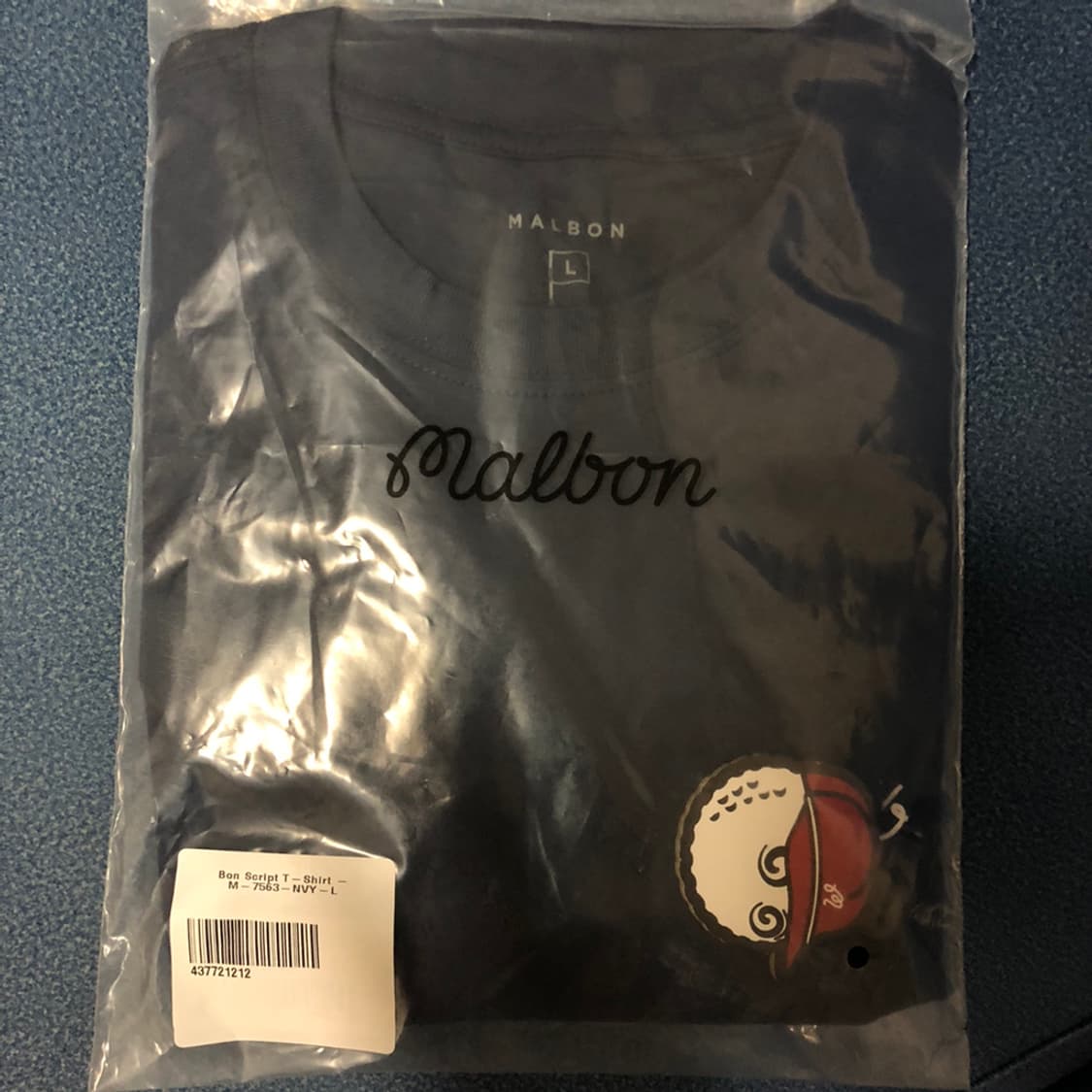 말본 본 스크립트 티셔츠 MALBON 상품이미지4