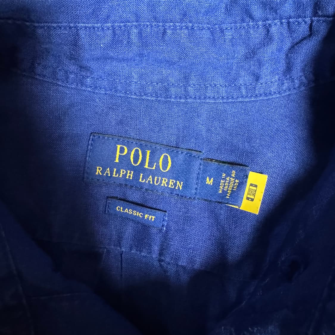 폴로 네이비 린넨셔츠 팝니다 상품이미지3