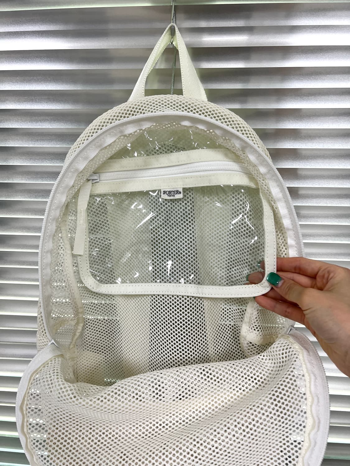 PORTER-MESH BACKPACK(white)  상품이미지7