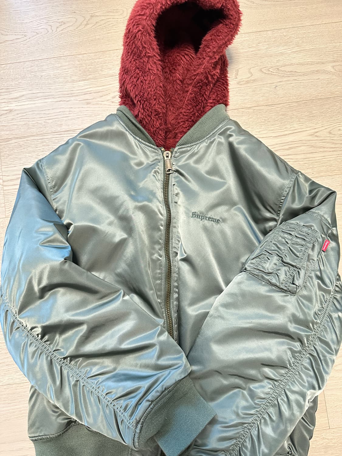 슈프림 폭스 퍼 리버시블 MA-1 자켓 상품이미지3