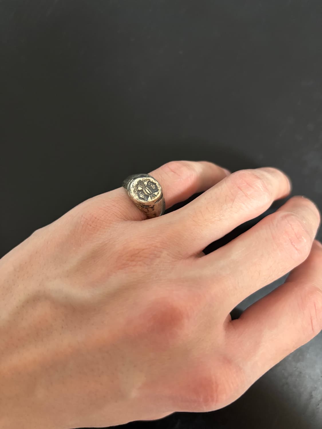 (14호) 불레또 시그니쳐 나비 실버 반지 상품이미지3