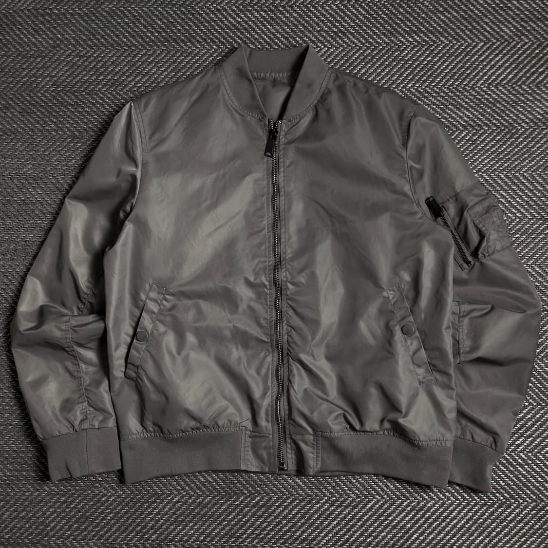 빈티지 나일론 블루종 MA-1 항공 점퍼y 4851 상품이미지2